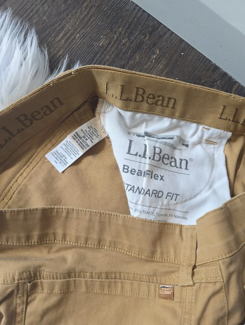 L.L. Bean Shorts in Beige and Camel
